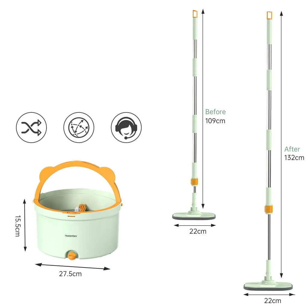 Avtoit | Self-cleaning Mop with Rotating Function & Bucket