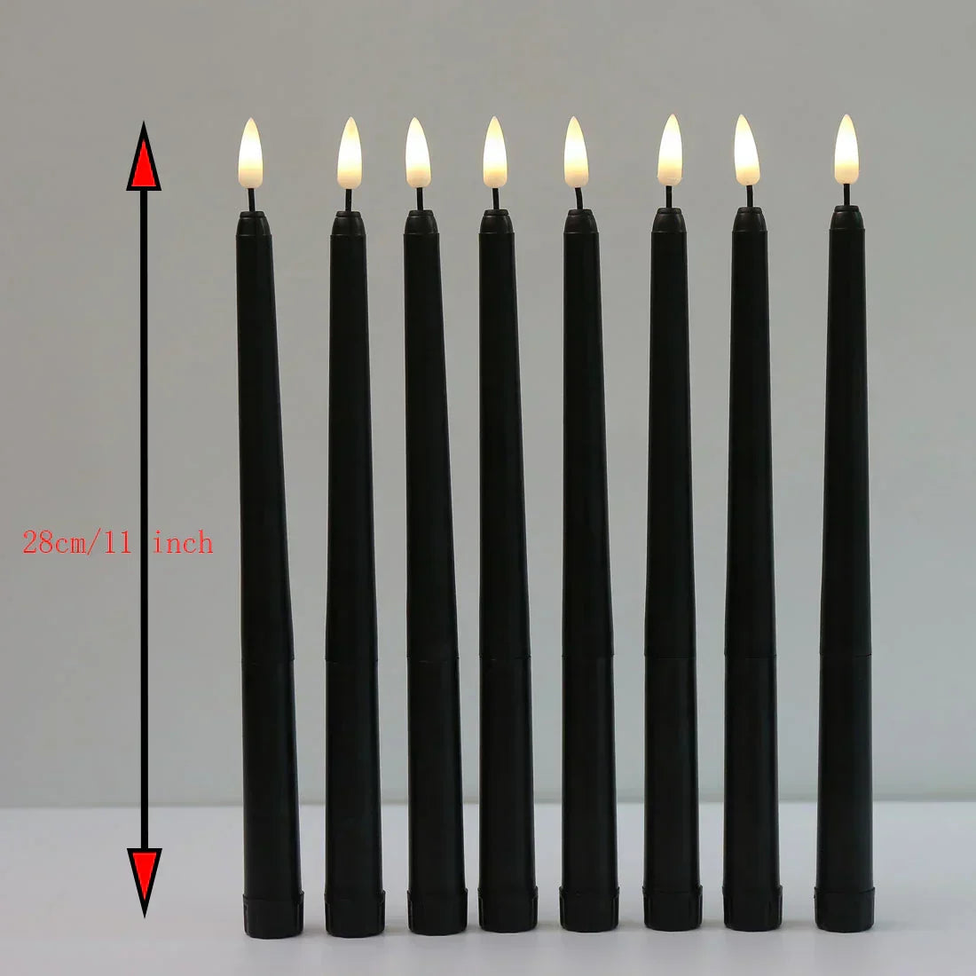 Avtoit | Black LED tealights without flame with remote control for an unforgettable atmosphere