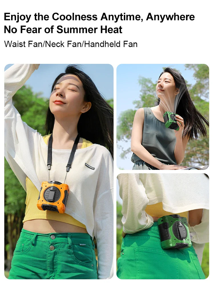 Avtoit | 8000mAh Waist Clip Fan with Refrigeration & 199 Speed Settings – ChillMate