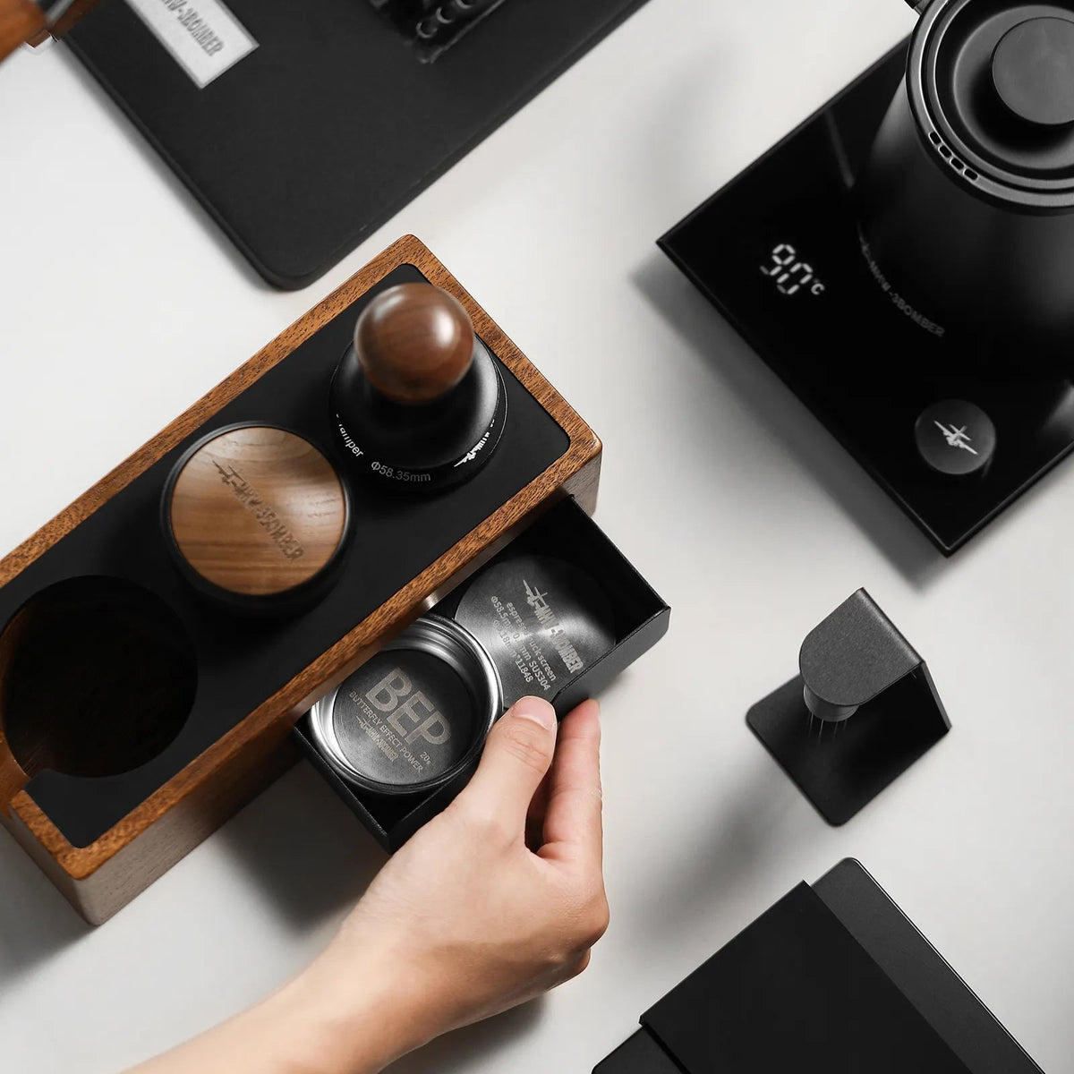 Avtoit | Barista Favorite Vintage Storage Box Tamper Station