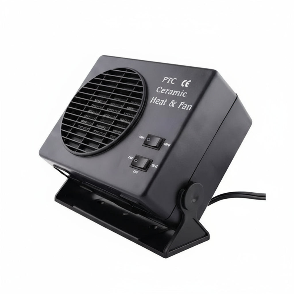 Avtoit | 12V Ceramic Car Heater Fan | 150W-300W | Portable Defroster w/ Automatic Thermostat