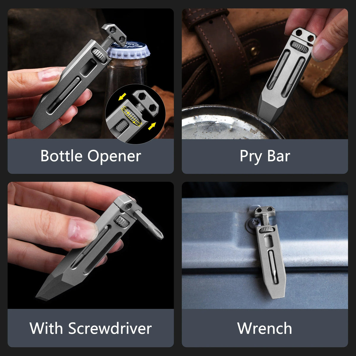 Avtoit | Titanium Alloy Telescopic Camping EDC Multifunctional Tool