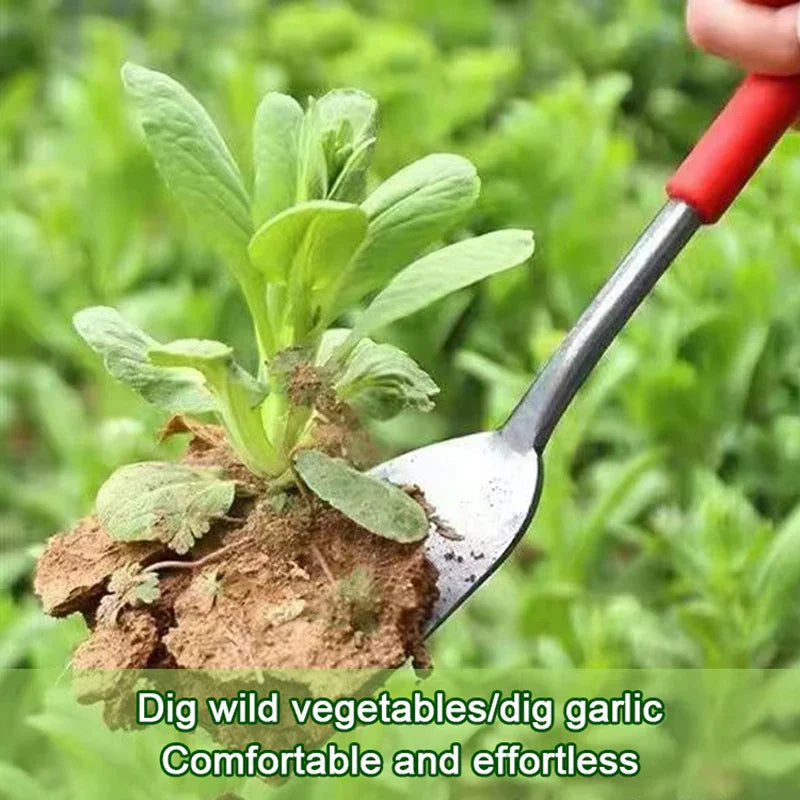 Avtoit | HerbMaster Garden Spade | 3-Tine Stainless Steel | For Weeding & Garlic Harvest