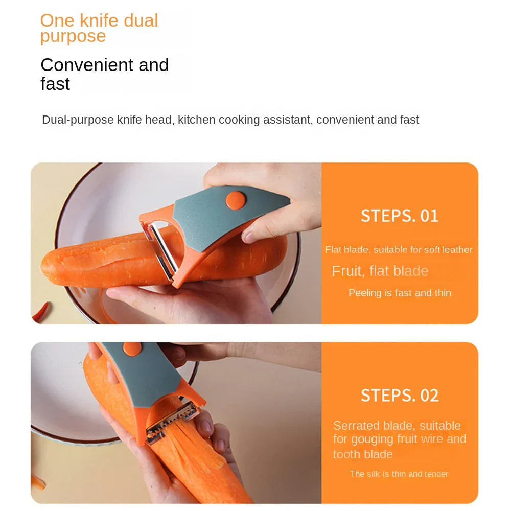 Avtoit | Slice Ease Dual-Action Fruit & Veggie Peeler