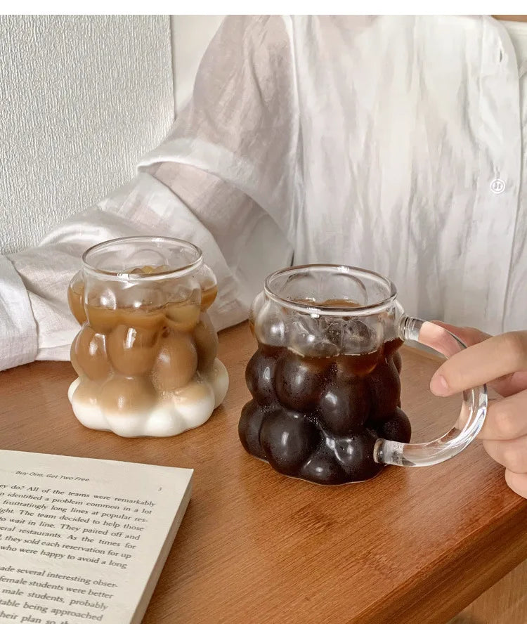 Avtoit | Sleek Glass Irregular Bubble Mug