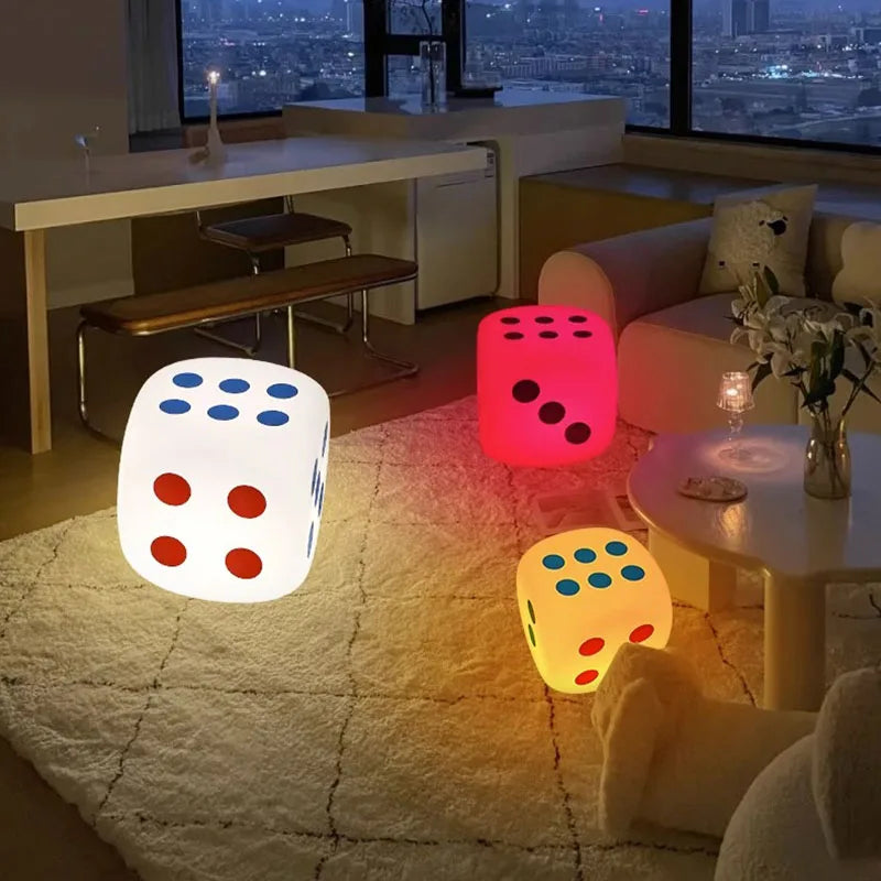 Avtoit | Huge Dice Bedside Atmosphere Floor Table Lamp