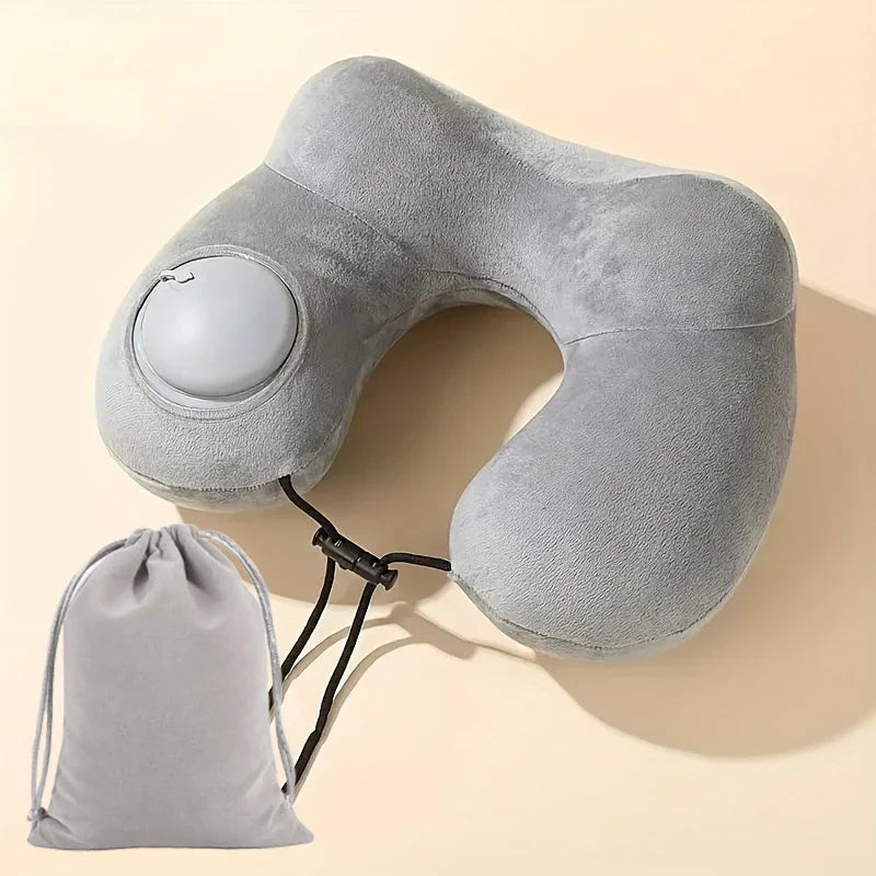 Avtoit | Neckiva Neck Pillow | Ergonomic & Ultra-light | Micro-Velours | Portable with Bag