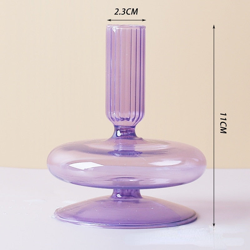 Avtoit | Lilac Candle Holder made of Glass