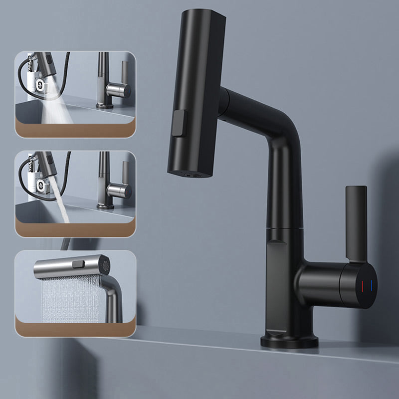 Avtoit | WaterMaster Flexible LED Kitchen & Bathroom Faucet – 360° Swivel, Pull-Out Hose & 5 Spray Modes
