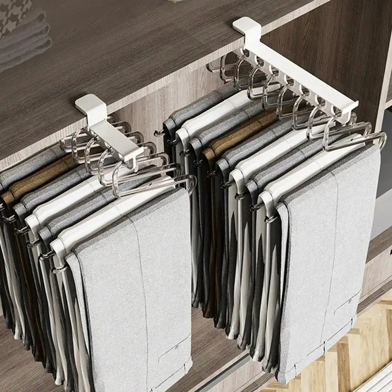 Avtoit | Retractable Wardrobe Rail Closet Organizer Hanger