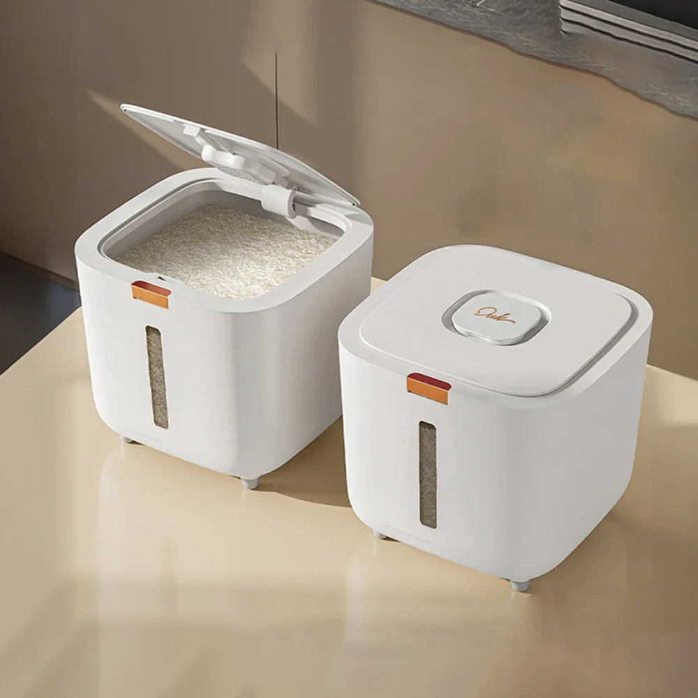 Avtoit | Rice Storage Box 5–10kg Airtight Moisture & Insect Resistant with Measuring Cup – GrainSafe
