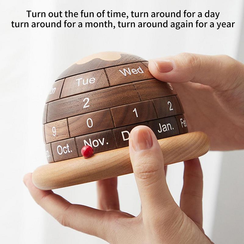 Avtoit | Unique Planet Wooden Table Calendar