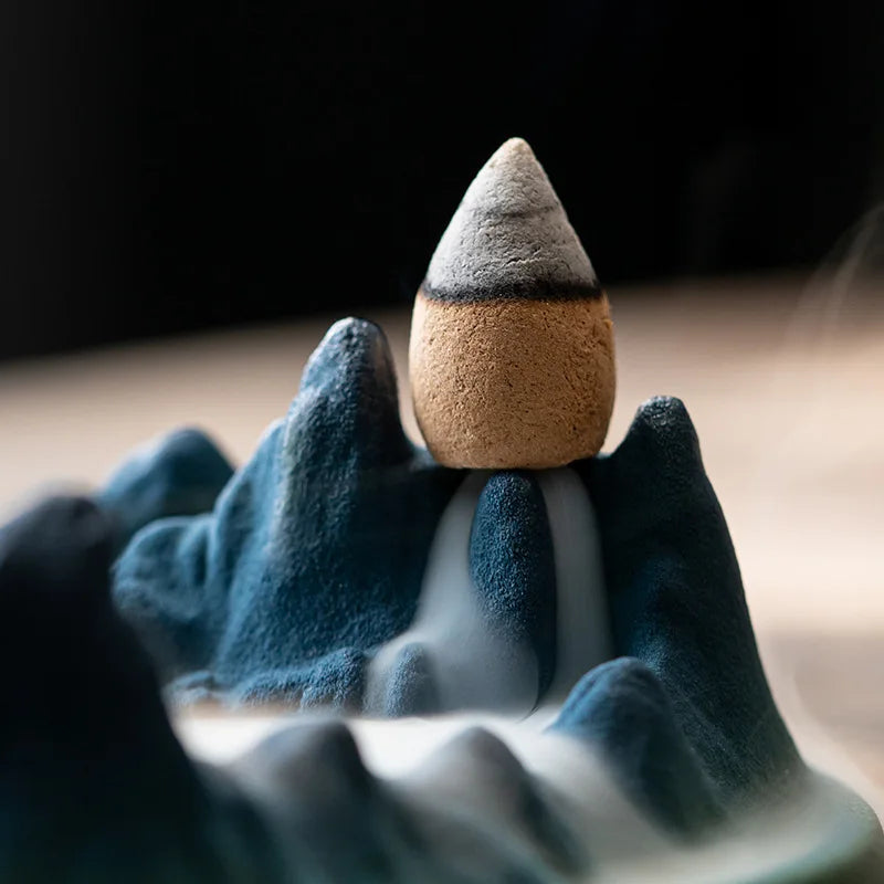 Avtoit | Mistic Mountain Ceramic Waterfall Incense Burner
