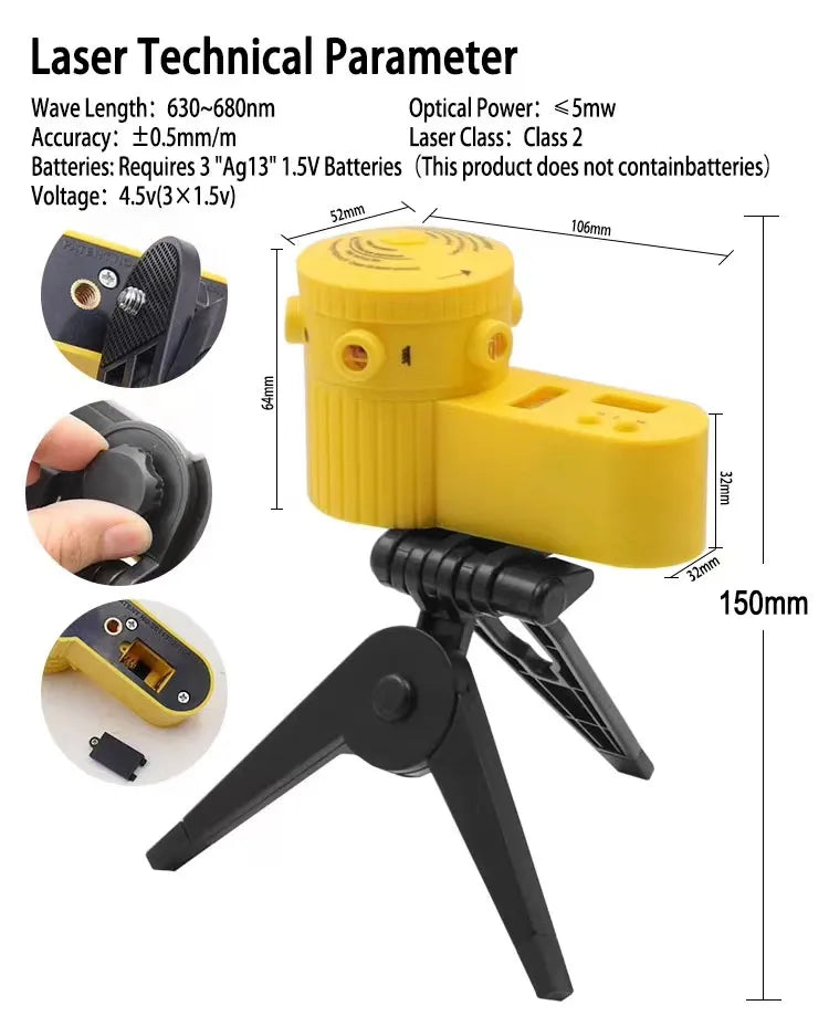 Avtoit | DIY Laser Level Ruler Measuring Laser Tool