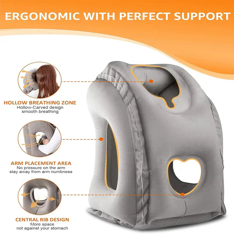 Avtoit | ComfortRest Travel Pillow | Ergonomic Travel Pillow for Neck & Head | Compact and Lightweight