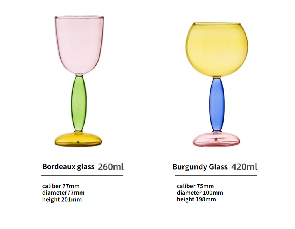 Avtoit | Borosilicate 3-Color Glassware - Wine Glass