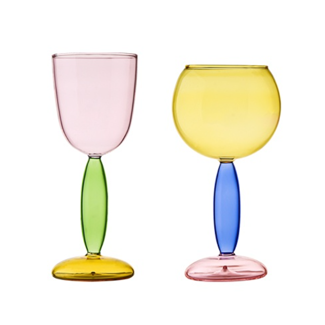 Avtoit | Borosilicate 3-Color Glassware - Wine Glass