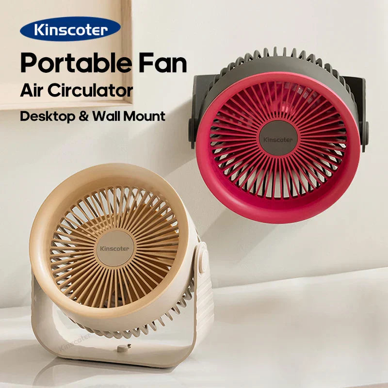 Avtoit | Brisano Mini Fan | 3600 mAh Battery | 4 Levels & USB | Compact & BPA-free