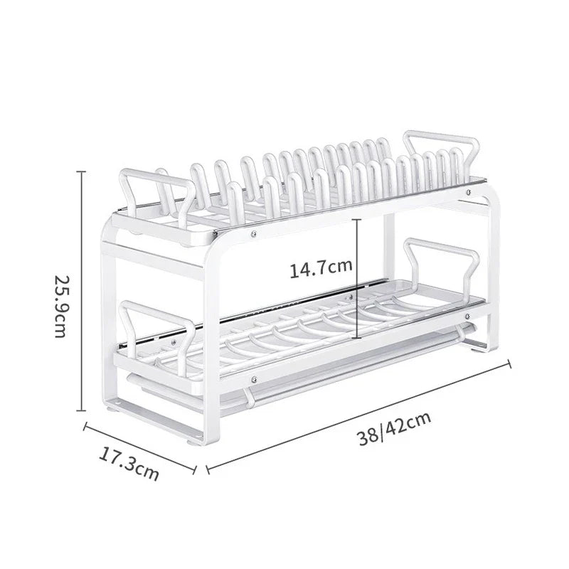 Avtoit | Kitchen Cabinet Sliding Storage Dish Rack