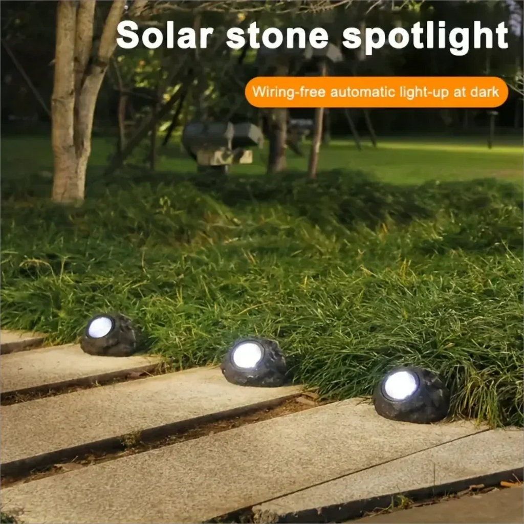 Avtoit | Waterproof Outdoor Solar Rock Spotlight Lamps