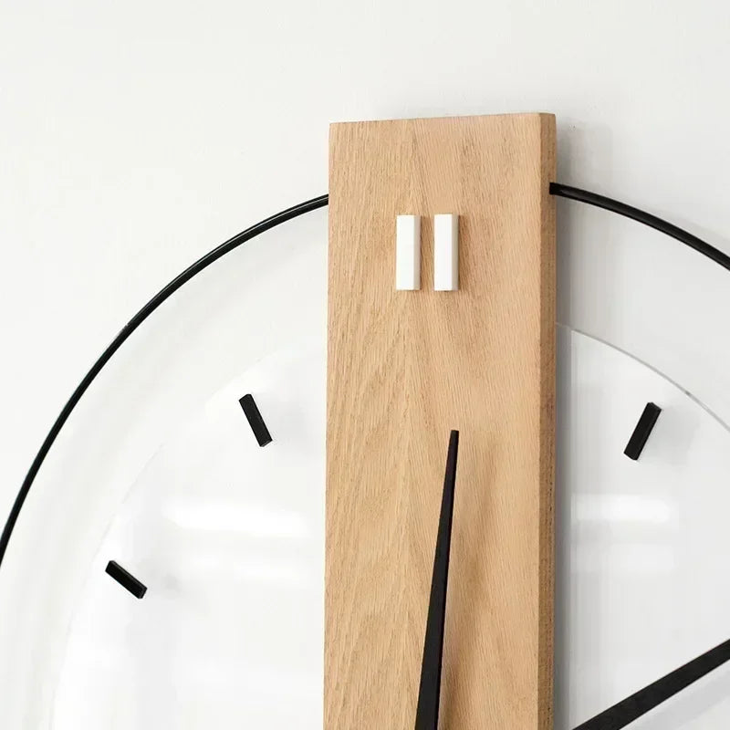 Avtoit | SilentOak – Minimalist Wooden Wall Clock with Silent Movement