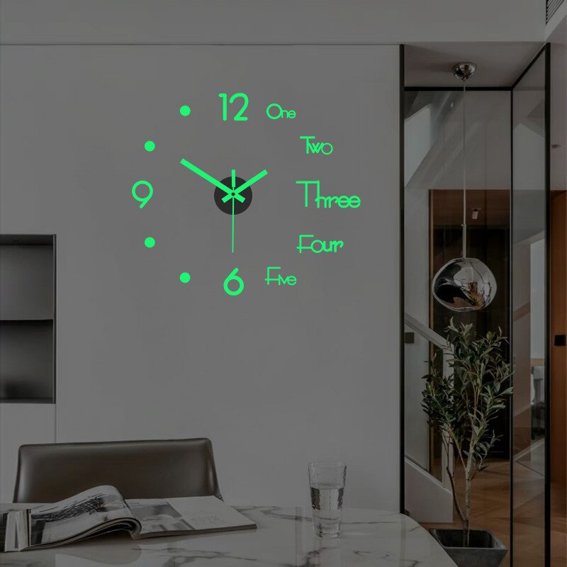 Avtoit | 3D Luminous Silent Wall Clock
