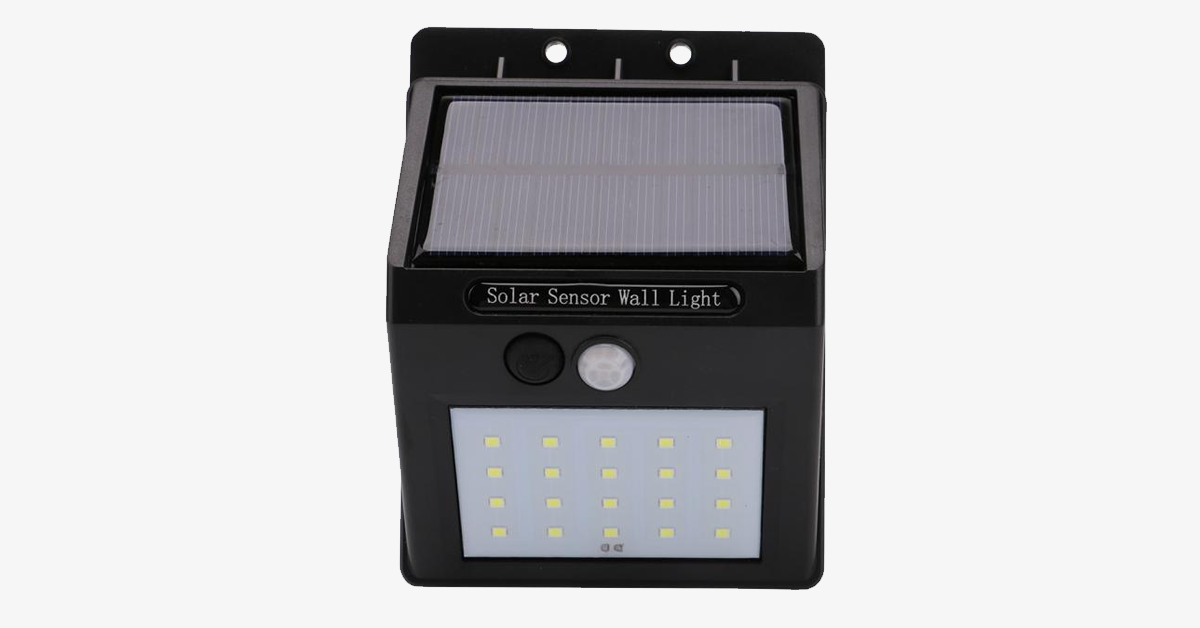 Avtoit | Solar LED Sensor Wall Lamp – Do your part for the environment and increase safety in your area