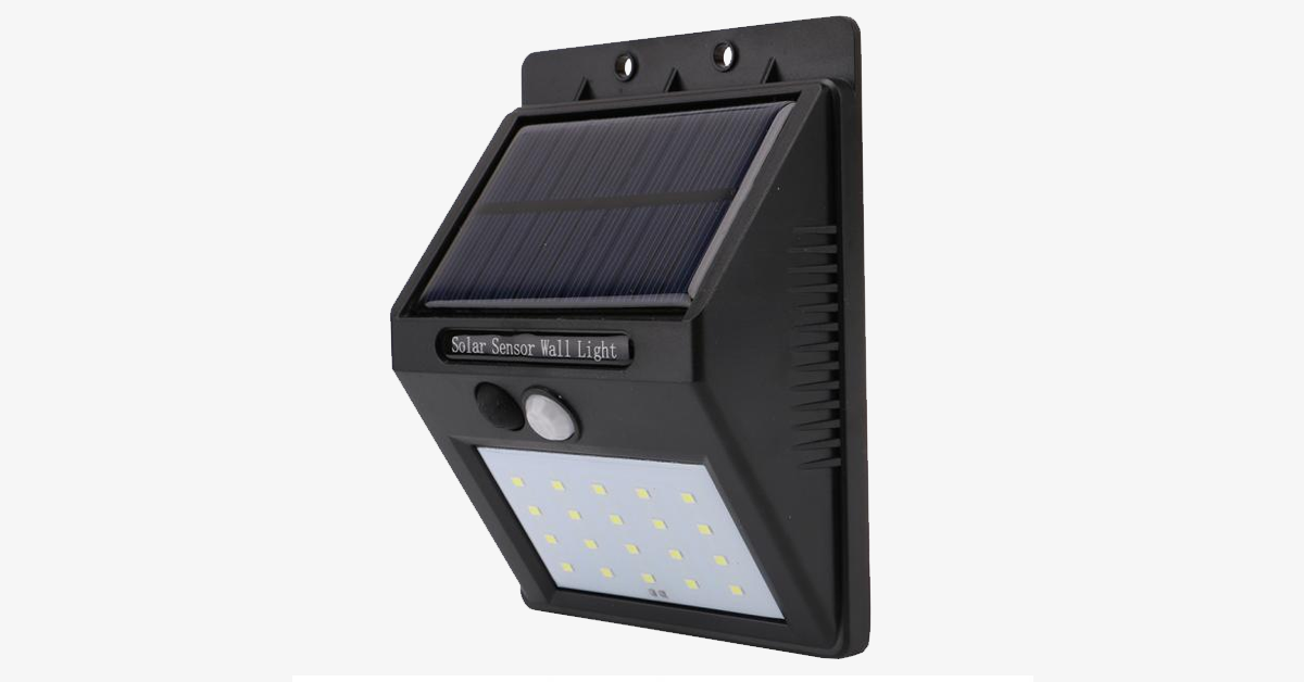 Avtoit | Solar LED Sensor Wall Lamp – Do your part for the environment and increase safety in your area