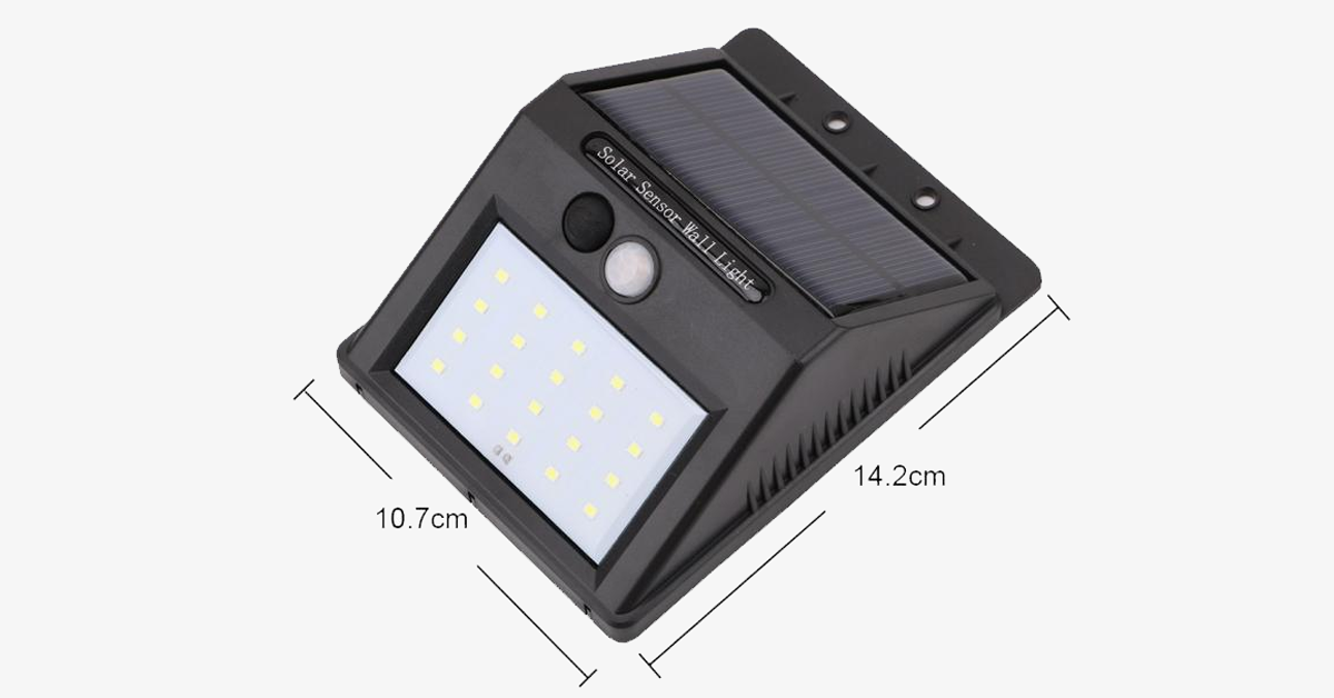 Avtoit | Solar LED Sensor Wall Lamp – Do your part for the environment and increase safety in your area