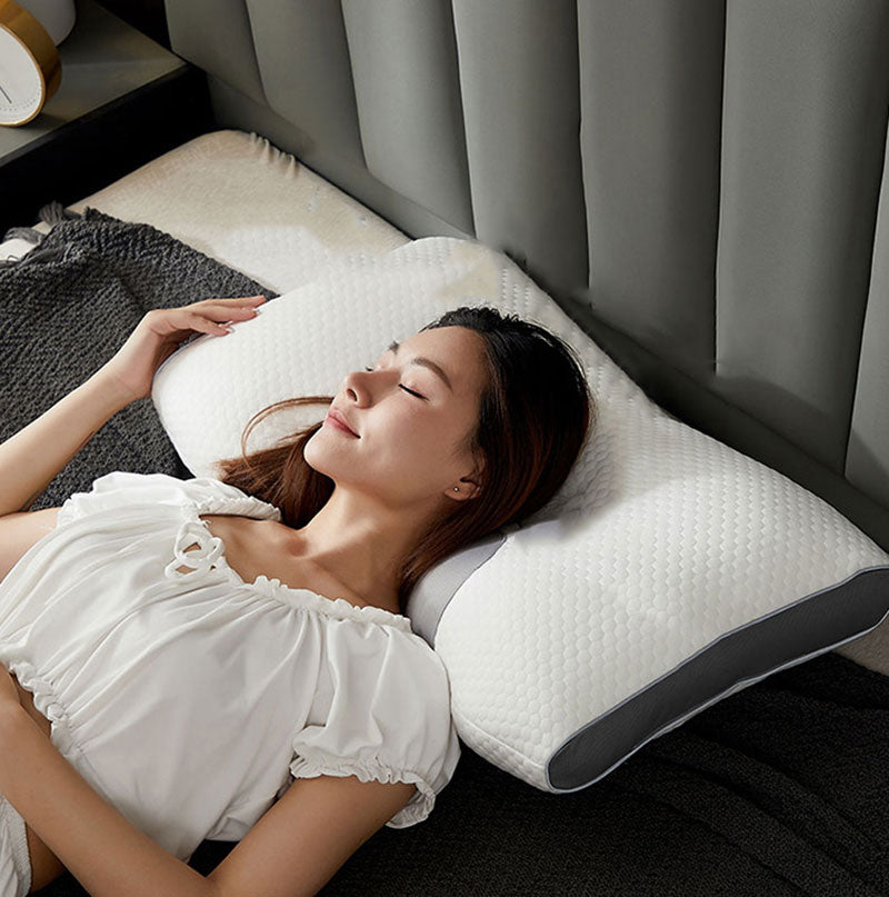 Avtoit | Hybrid Pillow for Back and Side Sleepers - Neck and Shoulder Support Pillow