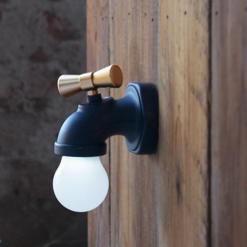 Avtoit | Modern creative faucet ABS PC USB LED night light wall lamp