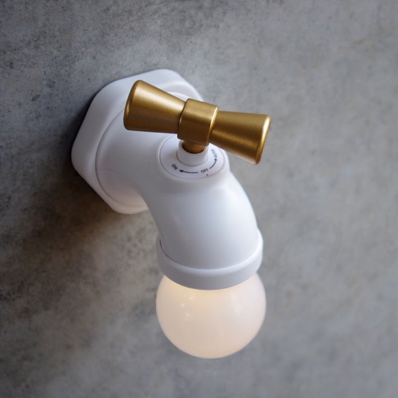 Avtoit | Modern creative faucet ABS PC USB LED night light wall lamp