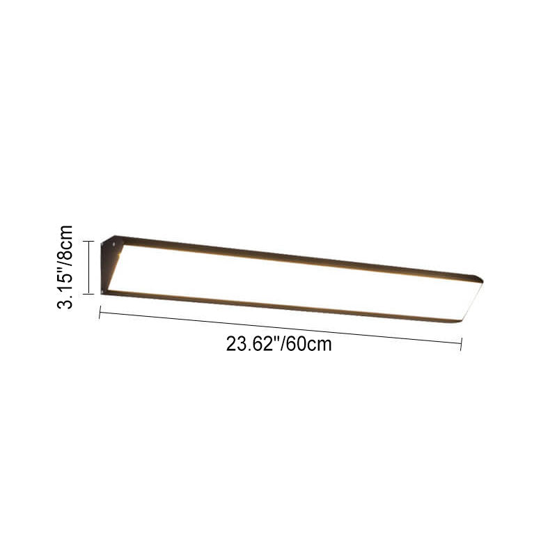 Avtoit | AquaBar Modern LED Outdoor Wall Light | Aluminum & Acrylic | Durable & Waterproof | Warm White | Various Sizes