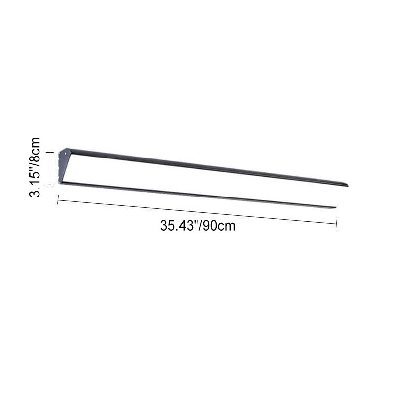 Avtoit | AquaBar Modern LED Outdoor Wall Light | Aluminum & Acrylic | Durable & Waterproof | Warm White | Various Sizes