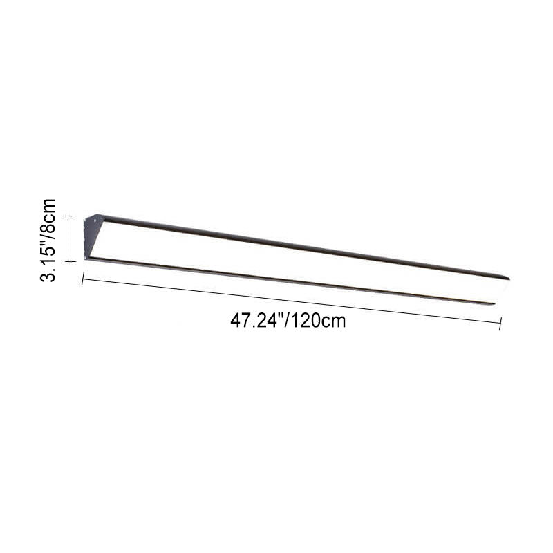 Avtoit | AquaBar Modern LED Outdoor Wall Light | Aluminum & Acrylic | Durable & Waterproof | Warm White | Various Sizes