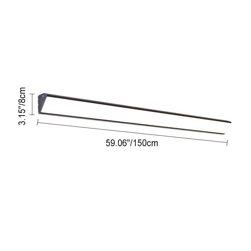 Avtoit | AquaBar Modern LED Outdoor Wall Light | Aluminum & Acrylic | Durable & Waterproof | Warm White | Various Sizes