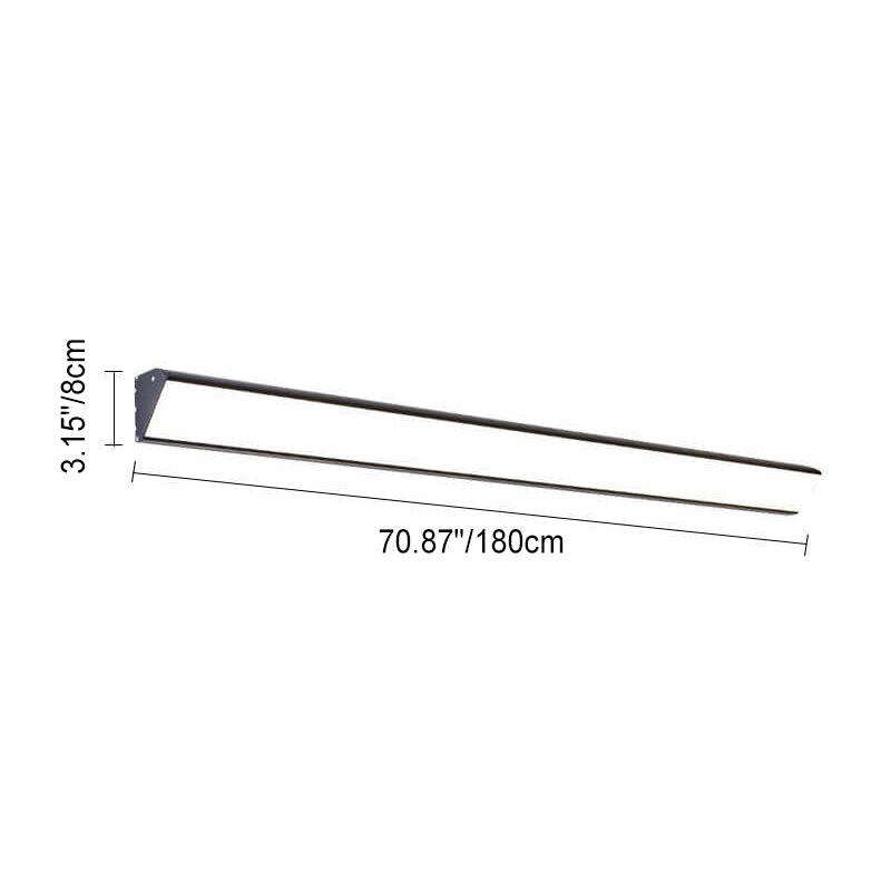 Avtoit | AquaBar Modern LED Outdoor Wall Light | Aluminum & Acrylic | Durable & Waterproof | Warm White | Various Sizes