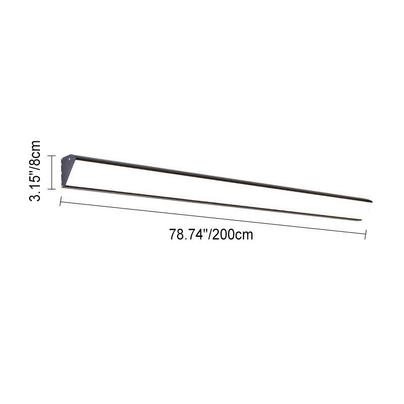 Avtoit | AquaBar Modern LED Outdoor Wall Light | Aluminum & Acrylic | Durable & Waterproof | Warm White | Various Sizes