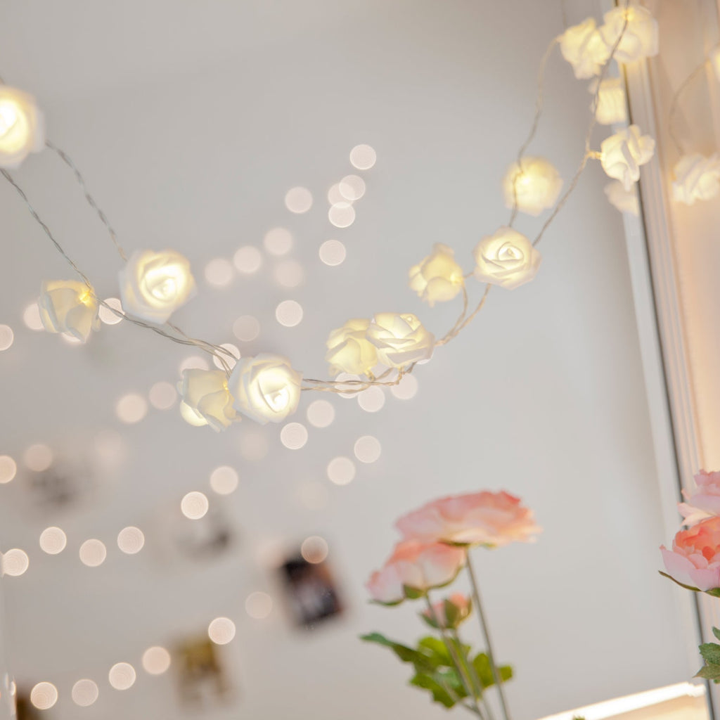 Avtoit | 30 LED Rose Fairy Lights warm white