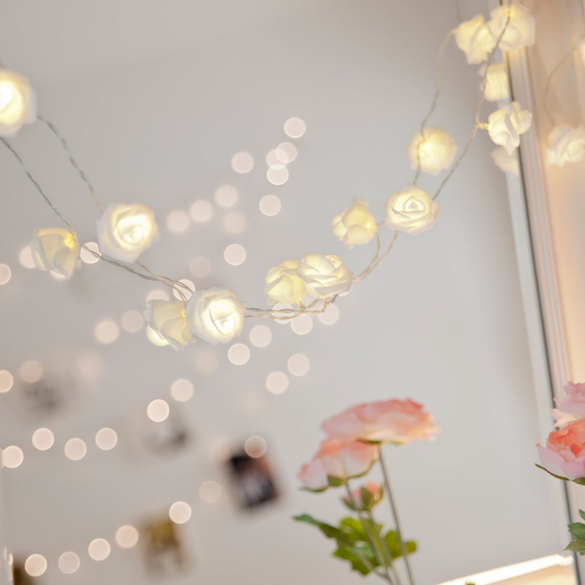 Avtoit | 30 LED Rose Fairy Lights warm white