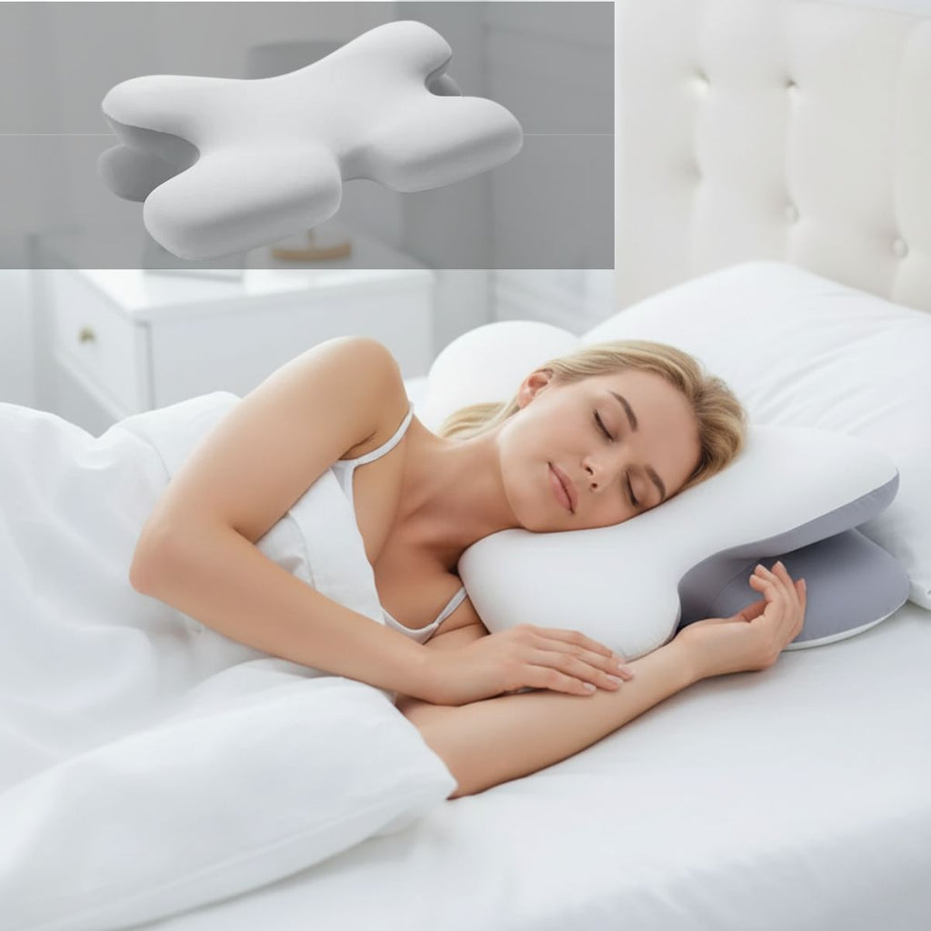 Avtoit | Side Sleeper Pillow | Ergonomic Memory Foam for Neck Pain Relief & Comfortable Sleep |Best Pillow for Back Pain
