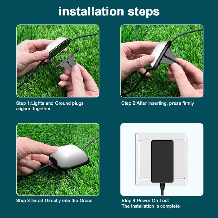 Avtoit | CP01 Outdoor WIFI Smart APP Control Garden Light Music Synchronization Outdoor Ground Lights (US Plug)