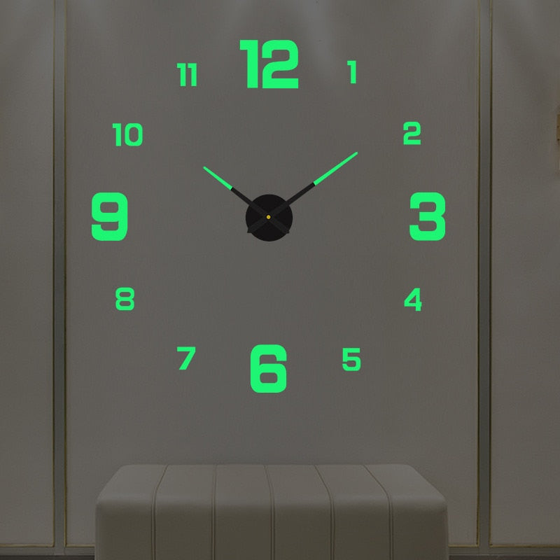 Avtoit | 3D Luminous Silent Wall Clock