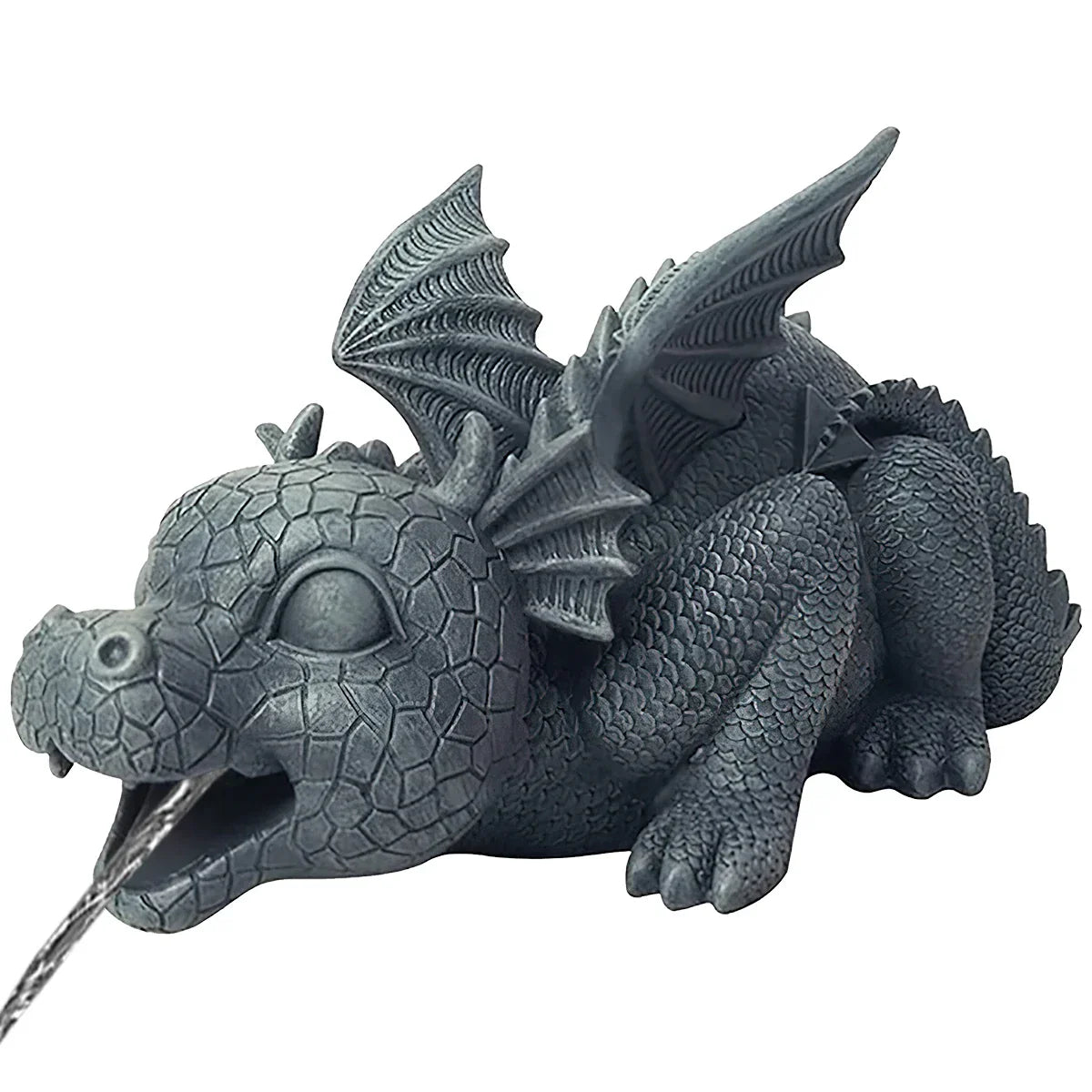 Avtoit | Water spraying dragon statue made of resin Weatherproof Realistic water spray scenes resin garden decoration