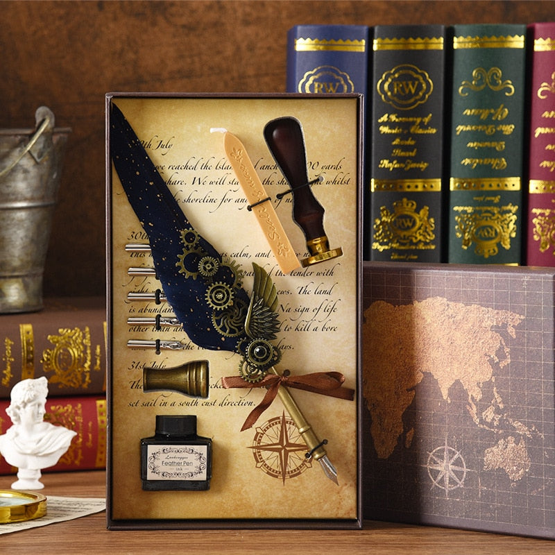 Avtoit | Phoenix Feather Mechanic Calligraphy Pen Set