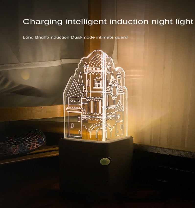 Avtoit | 3D LED Rechargeable Wall Night Lamp