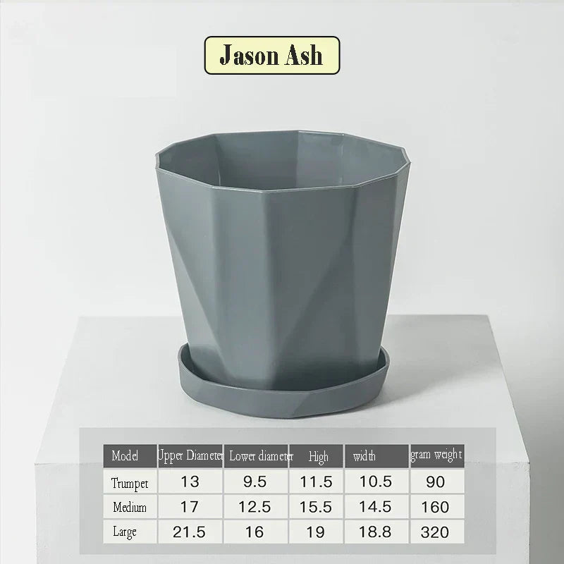 Avtoit | Nordika Planter | Scandinavian Design | Durable Resin | For Plants & Decoration