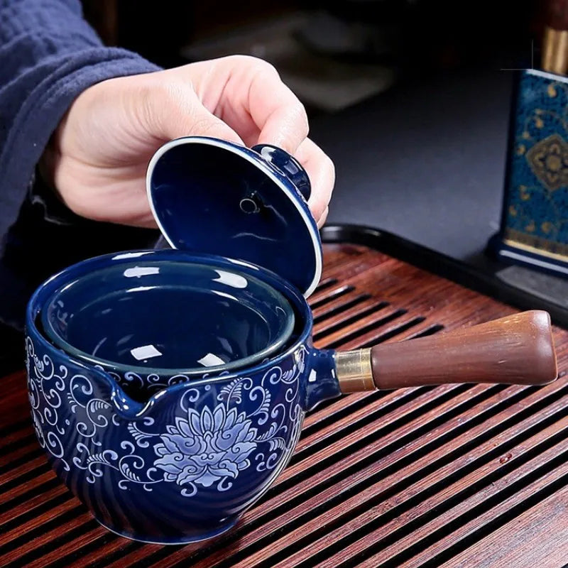 Avtoit | Traditional Harmony Ceramic Rotating Teapot