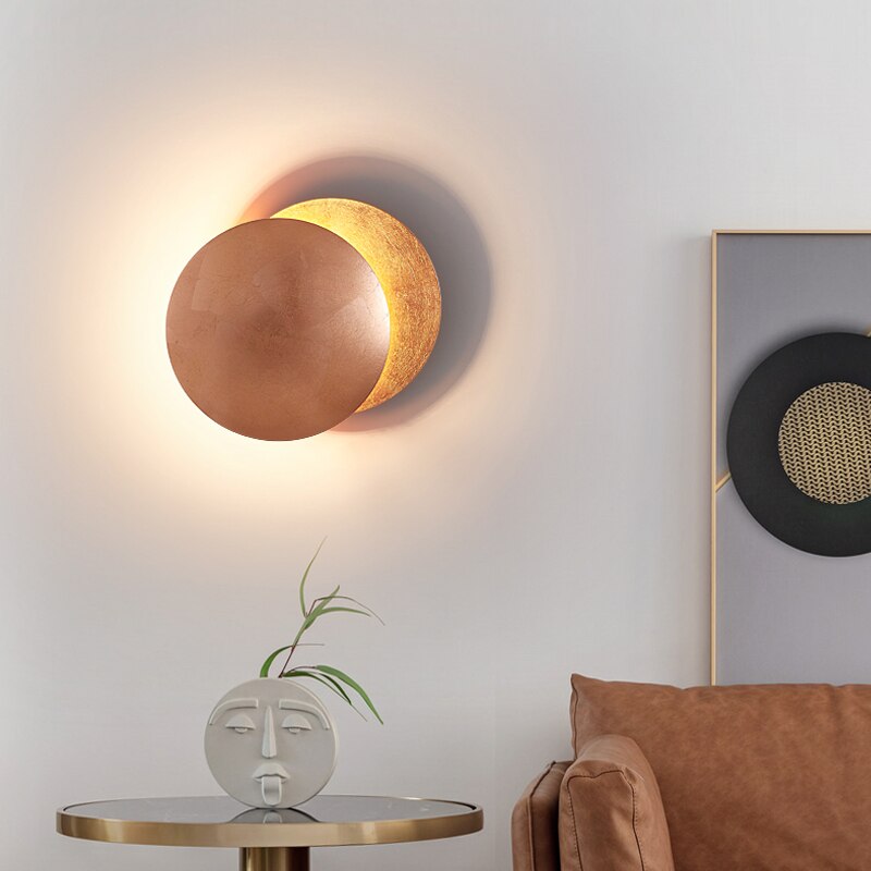Avtoit | SolGlow Solar Eclipse LED Wall Light | Modern Mood Light | Elegant Wall Lamp for Living Room & Bedroom