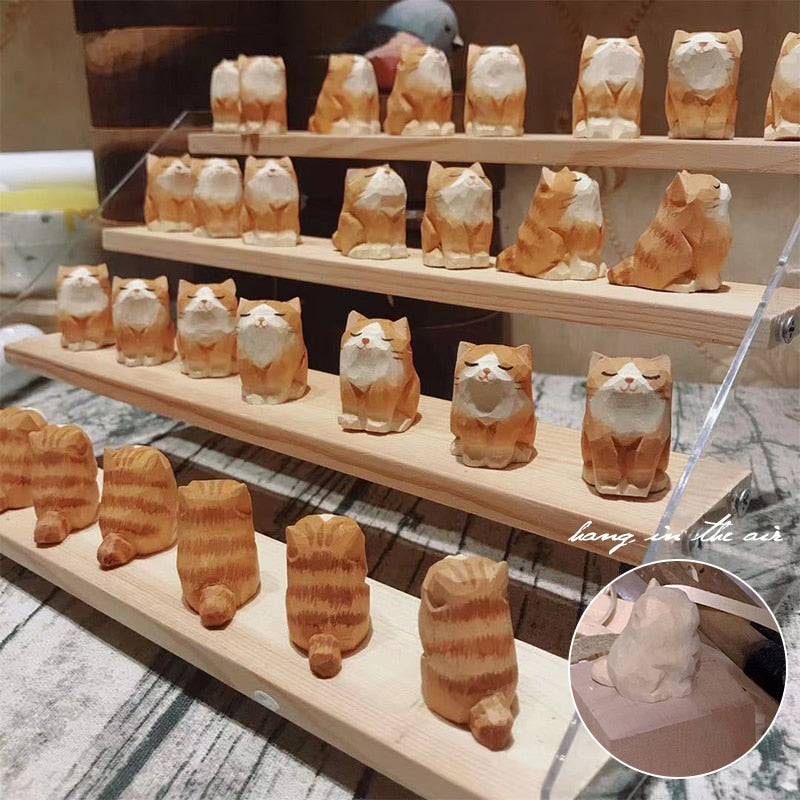 Avtoit | Handmade Wooden Cute Pet Figurines